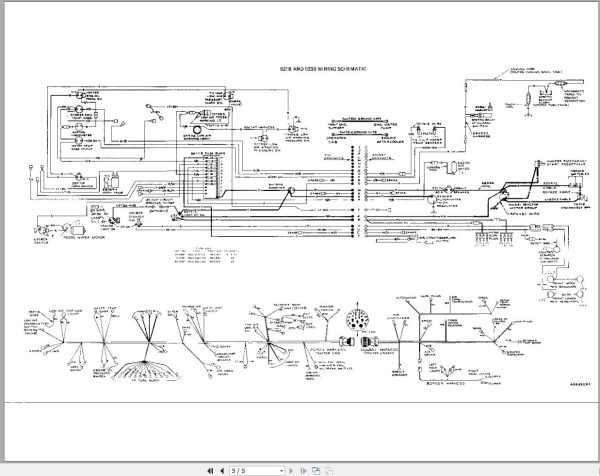 Caterpillar Wheel Tractor Scraper 623B 46P Operators Service Manual Electrical Schematics 3