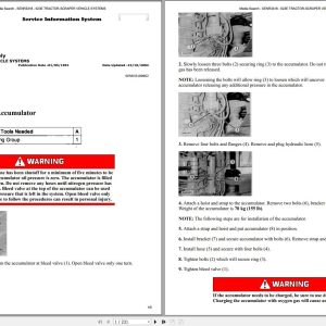 Caterpillar Wheel Tractor Scraper 623E 6YF Operators Service Manual Schematics 1
