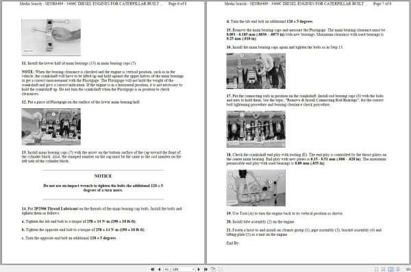Caterpillar Wheel Tractor Scraper 623E 6YF Operators Service Manual Schematics 2