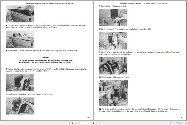 Caterpillar Wheel Tractor Scraper 623F 6BK Operators Service Manual Schematics 2