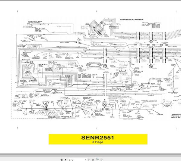Caterpillar Wheel Tractor Scraper 627B 14S Operators Service Manual Schematics 4
