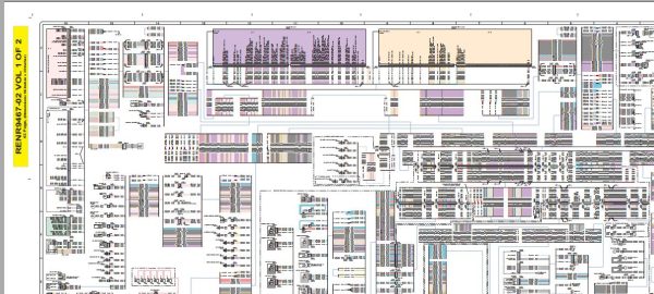 Caterpillar Wheeled Excavator M318D MH W8R Operators Service Manual Schematics 4