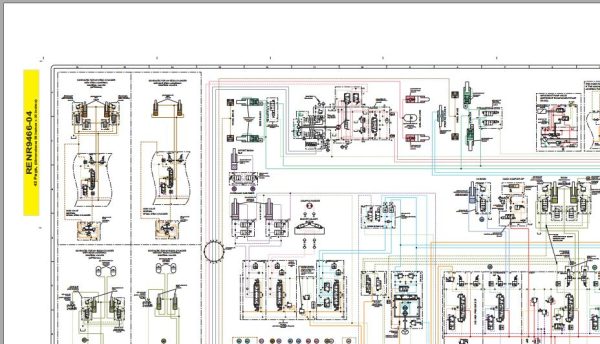 Caterpillar Wheeled Excavator M318D MH W8R Operators Service Manual Schematics 5