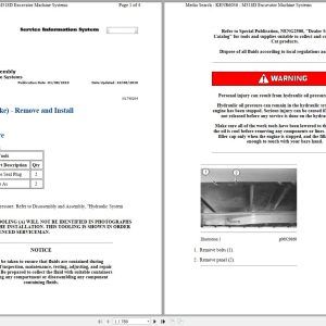 Caterpillar Wheeled Excavator M318D W8P Operators Service Manual Schematics 1