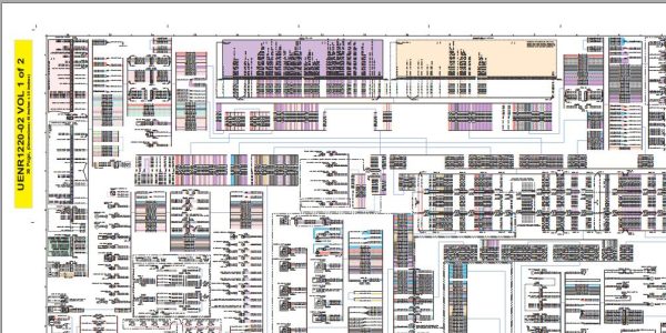 Caterpillar Wheeled Excavator M318D W8P Operators Service Manual Schematics 4
