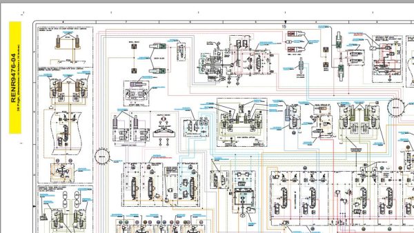 Caterpillar Wheeled Excavator M318D W8P Operators Service Manual Schematics 5