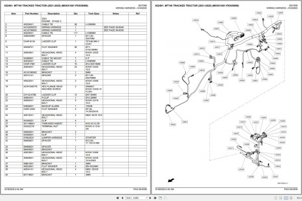 Challenger Tracked Tractor MT740 2021 2025 Spare Parts Catalog 3