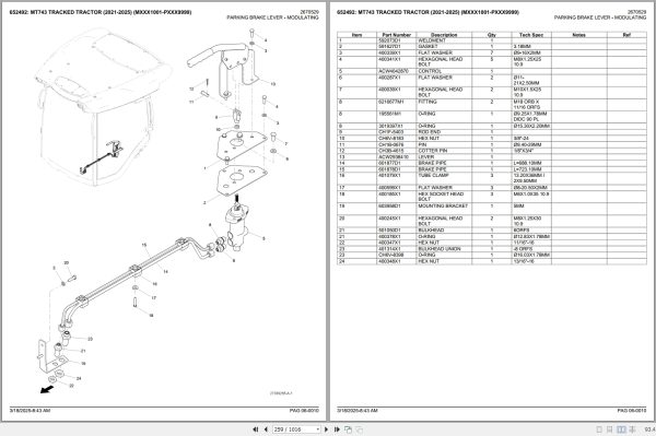 Challenger Tracked Tractor MT743 2021 2025 Spare Parts Catalog 3