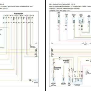 Chrysler Pacifica 2024 V6 3.6L Wiring Diagrams 1