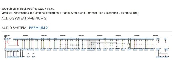 Chrysler Pacifica 2024 V6 3.6L Wiring Diagrams 2