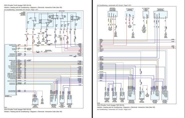 Chrysler Voyager 2024 V6 3.6L Wiring Diagrams 1