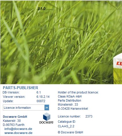 Claas Parts Doc 2.2 03.2025 872 EPC Spare Parts Catalog 2