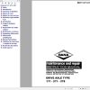 Clark Hurth Drive Axle 171 271 278 Maintenance And Repair Instruction Manual 1
