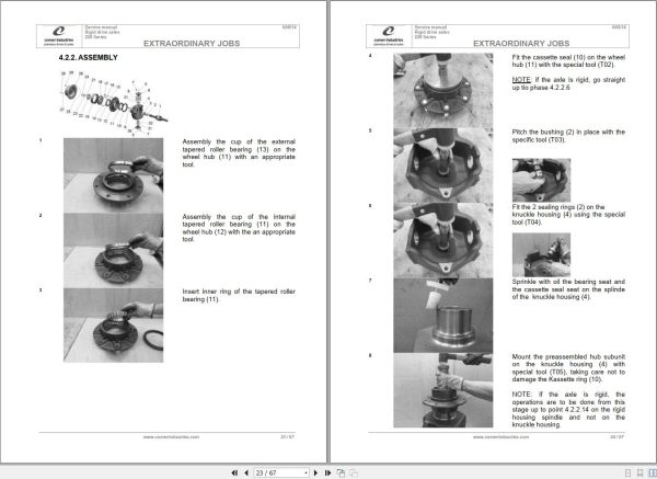 Comer Axles Series S228 Use And Maintenance Manual 2