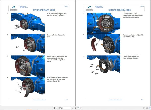 Comer Industries Axles 128 Series Brake 200X40 Use And Maintenance Manual 2