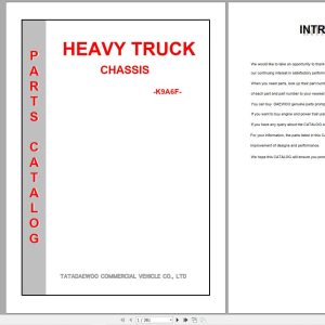 Daewoo Crane K9A6F Parts Catalog 1
