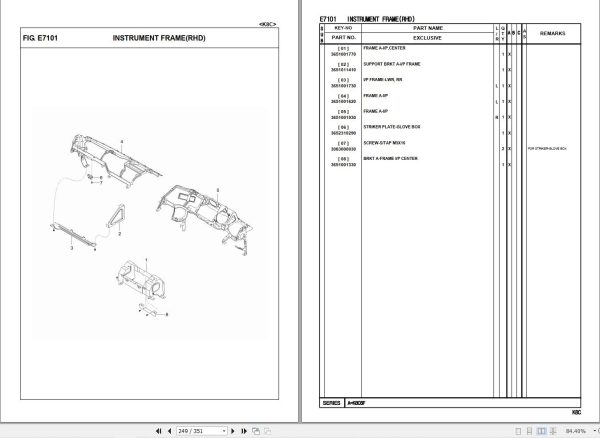 Daewoo Truck K8C6F Parts Catalog 2
