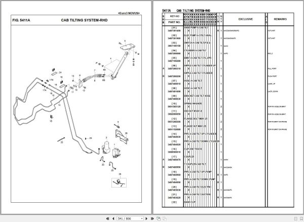 Daewoo Truck Novus Series Service Parts Manual Diagrams 4