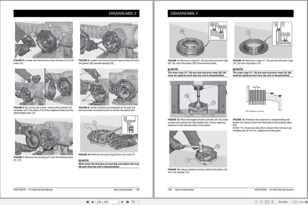 Dana Axle 112 Service Manual ASM 0004E 2