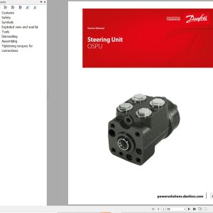 Danfoss Steering Unit OSPU Service Manual AX00000142en US0102 1