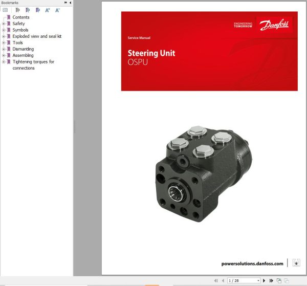 Danfoss Steering Unit OSPU Service Manual AX00000142en US0102 1