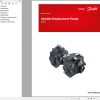 Danfoss Variable Displacement Pumps MP1 Repair Instructions Manual AX00000303en 000201 1