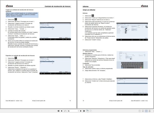 Dasa Bucking Software H60 User Manual ES 2