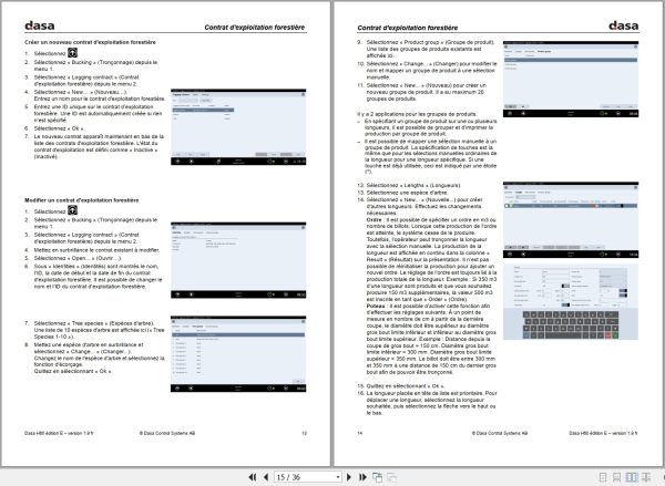 Dasa Bucking Software H60 User Manual FR 2