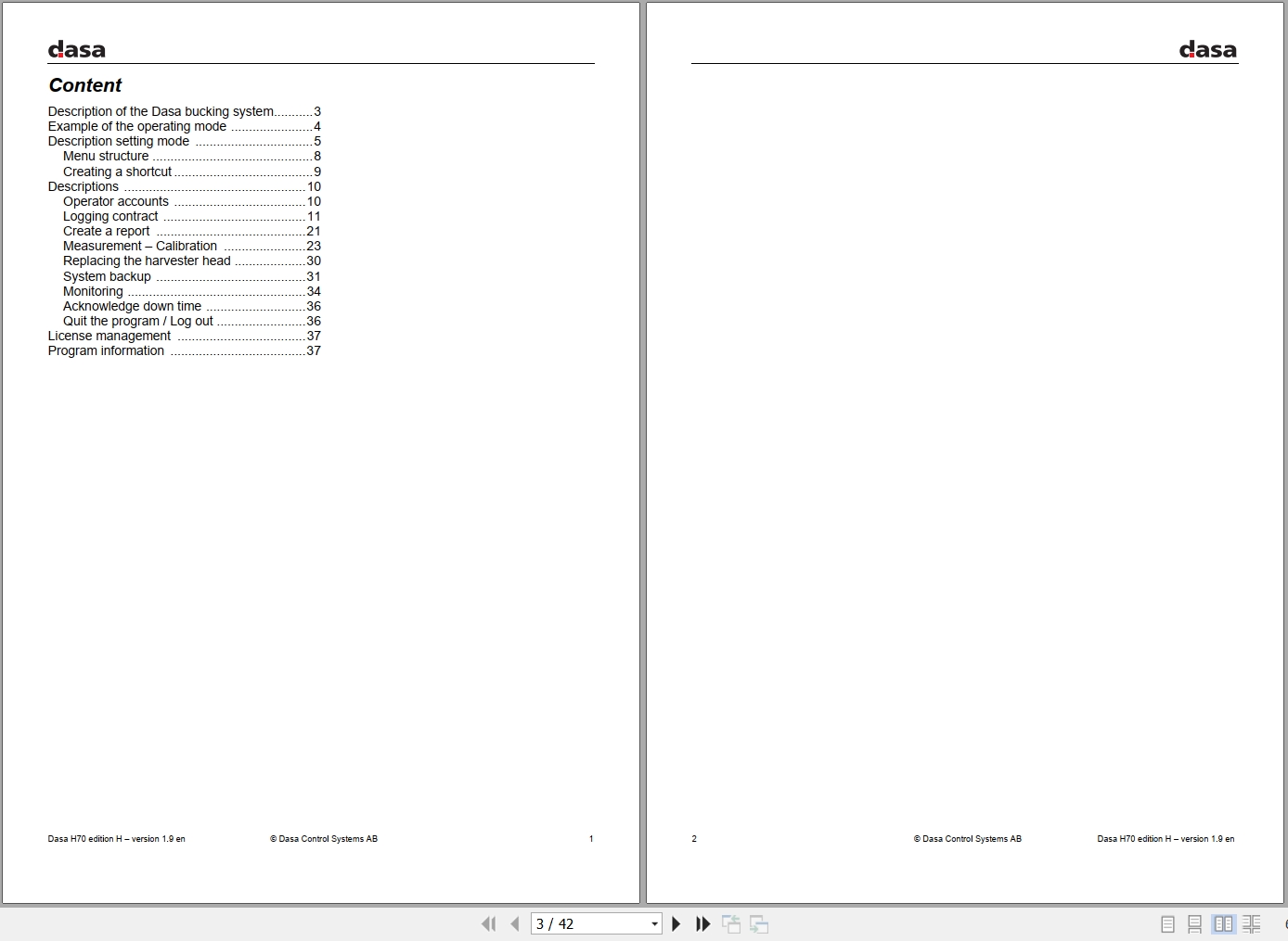 Dasa Bucking Software H70 User Manual 1