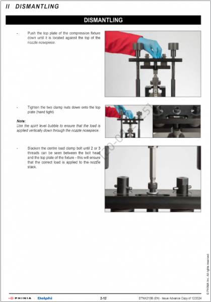 Delphi Euro 6 non pumping Injector Service Manual 3