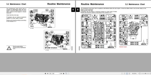 Deutz Engine 1012 1013 Operation Manual 0297 9682 en 2