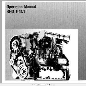 Deutz Engine BF4L1011T Operation Manual 02974735en 1