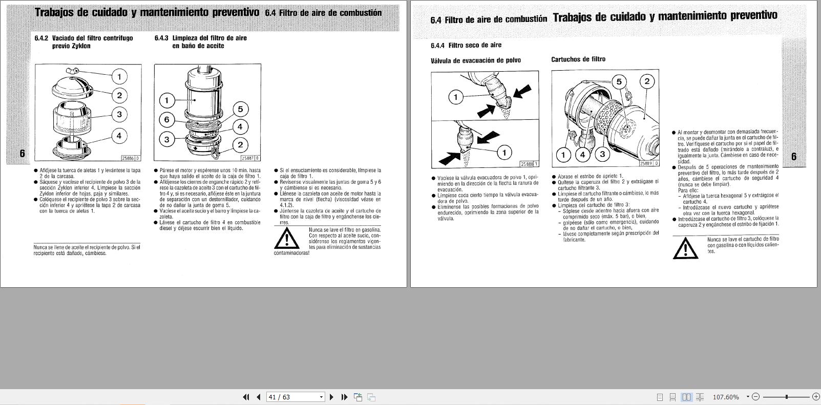 Deutz Engine BF4L1011T Operation Manual 02974739es ES 2