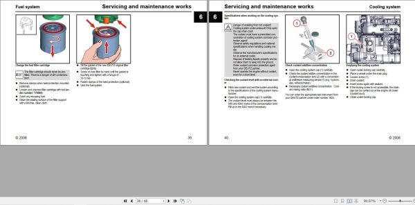 Deutz Engine D2009 DT2009 Operation Manual 03123661en 2