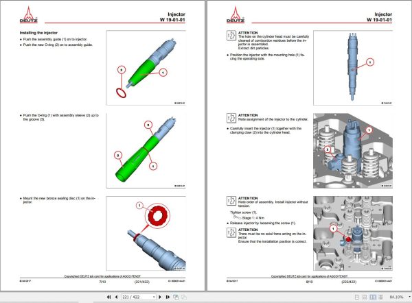 Deutz Engine TCD 4.1 L4 Workshop Service Manual X990.005.086.011 1