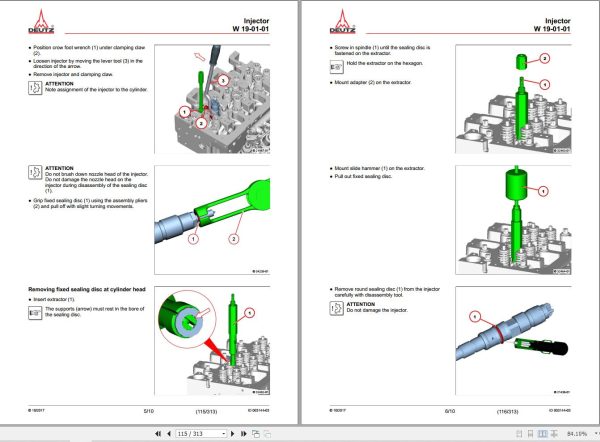 Deutz Engine TCD4.1L4 Workshop Manual 03124983en 2
