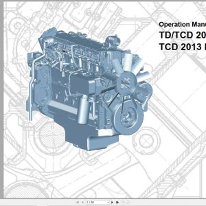 Deutz Engine TD 2012 to TCD 2013 L04 2V m Operation Manual 03123761en 1
