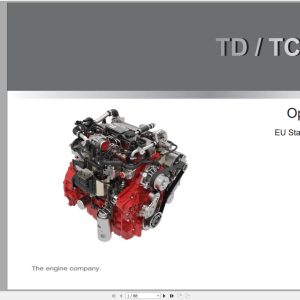 Deutz Engine TD3.6L4 TCD3.6L4 Operation Manual 03125271en 2019 1
