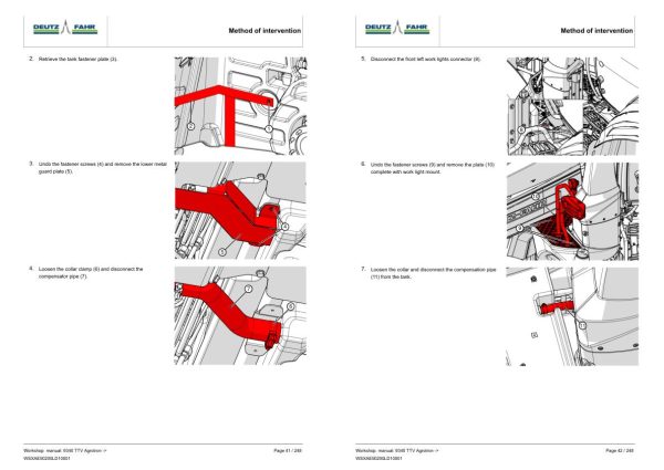 Deutz Fahr Tractor 9340 TTV Agrotron WSXAE50200LD10001 Workshop Manual 2