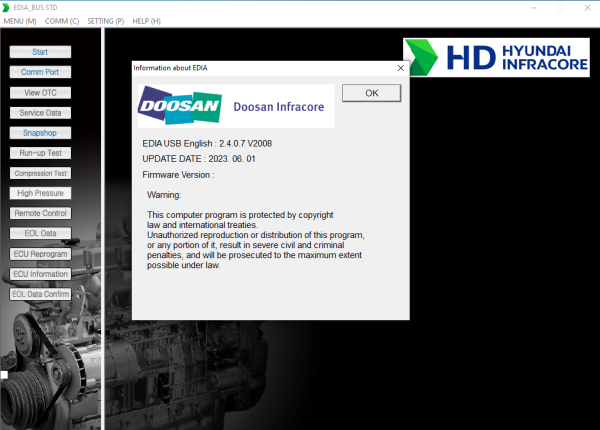 Doosan EDIA Infracore Deawoo Bus Standard 2.4.0.7 V2008 01.06.2023 2ce450e56769f676c