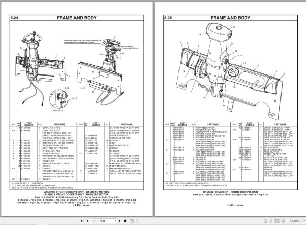 Doosan Forklift B15T 5 B18T 5 B20T 5 Parts Catalog SB1066E13 1