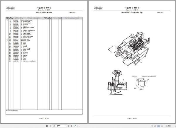 Doosan Forklift D50S 5 D60S 5 D70S 5 Parts Catalog SB1100E05 2