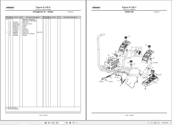 Doosan Forklift D80S 5 D90S 5 Parts Catalog SB1102E04 2