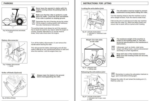 Dynapac Vibratory Roller CA121 CA141 Operation Manual 2