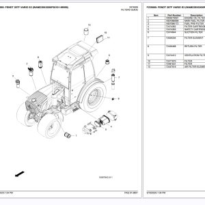 FENDT Tractor 207F VARIO S3 2025 Spare Part Catalog 3