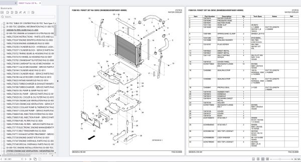 Fendt Tractor 207 NA GEN3 2025 Spare Parts Catalog 1