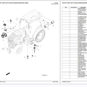 Fendt Tractor 207F NA GEN3 2025 Spare Parts Catalog 3