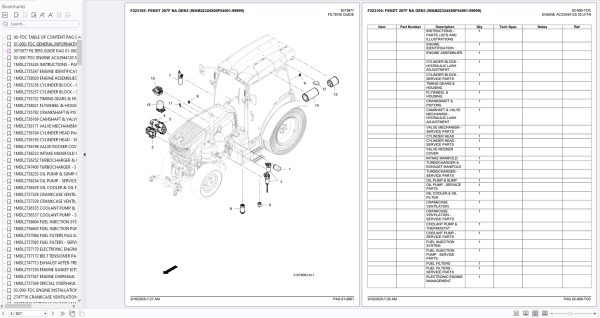 Fendt Tractor 207F NA GEN3 2025 Spare Parts Catalog 3