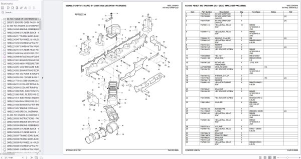 Fendt Tractors 943 VARIO MT 2021 2025 Spare Parts Catalog 1