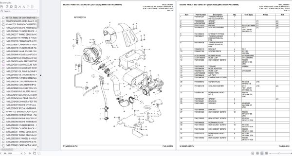 Fendt Tractors 943 VARIO MT 2021 2025 Spare Parts Catalog 2